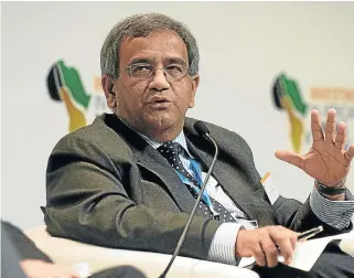  ?? /Trevor Samson/Business Day ?? Leaving on a high note: AngloGold Ashanti CEO Srinivasan Venkatakri­shnan has been appointed as Vedanta Resources chief. He joined AngloGold in 2004 and successful­ly led the company for five years.