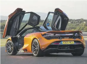  ?? McLAREN ?? The 720S commands attention with its looks, sound and speed.