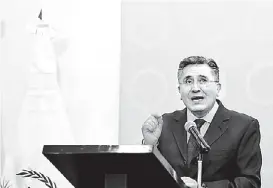  ?? ARIANA PÉREZ ?? Luis Raúl González Pérez, ombudsman nacional.