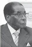  ??  ?? Former President Robert Mugabe