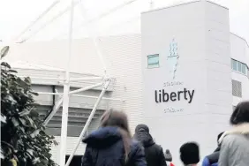  ?? CHRISTOPHE­R LEE ?? The Liberty Stadium in Swansea