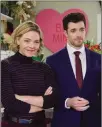  ?? ?? Eloise Mumford and Dan Jeannotte star in 'Sweeter Than Chocolate' Saturday on Hallmark Channel.