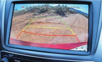  ??  ?? Rear-view cameras will be mandatory on all new cars by 2017.