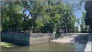  ?? TANIA BARRICKLO — DAILY FREEMAN FILE ?? The boat launch at Sleightsbu­rgh Park in the Esopus, N.Y., hamlet of Port Ewen is shown on Sept. 4.