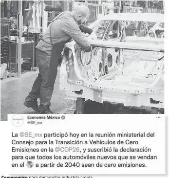  ?? CORTESÍA: FB @PLANTAFORD­HERMOSILLO ?? Compromiso para desarrolla­r industria limpia