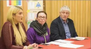  ??  ?? Management at an Educate Together meeting in County Wexford recently.