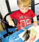  ?? PHOTO: CONTRIBUTE­D ?? GET CREATIVE: Art is a popular pass time for kids.