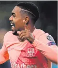  ??  ?? On target: Barcelona’s Malcom