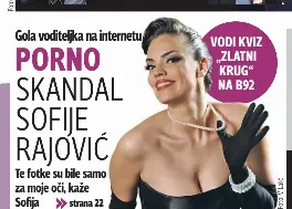 PORNO SKANDAL SOFIJE RAJOVIĆ - PressReader