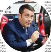  ?? LPS ?? Il presidente del Foggia Nicola Canonico