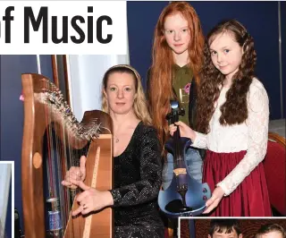  ?? Photos by Michelle Cooper Galvin ?? Caroline Foley, Miriam, Ciara, Eoin and John Foley with
(back) Ava and Olivia O’Sullivan at the annual Killarney School of Music Concert in the INEC, Killarney on Sunday.