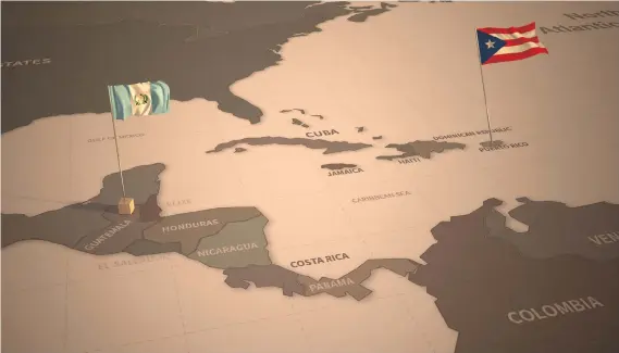  ?? Guatemala y Puerto Rico son el reflejo del fracaso de un sistema de zona franca prohibitiv­o. Elaboració­n propia/La República ??