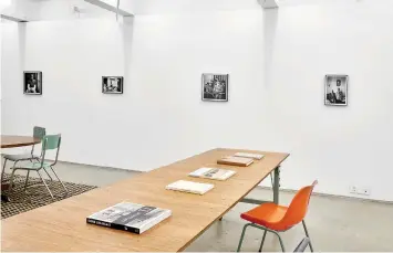  ?? KYLE MORLAND ?? A DISPLAY of David Goldblatt’s work in ‘Reading Room’. |