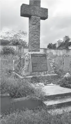  ??  ?? Mary Slessor’s tomb