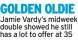  ?? ?? GOLDEN OLDIE Jamie Vardy’s midweek double showed he still has a lot to offer at 35