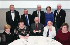  ??  ?? Jackie Napier with some of his supporters. Photo: Dave Barrett