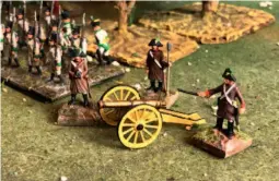  ??  ?? TOP
Zvesda Cossacks of the Garde prepare to do in some Frenchmen.
ABOVE
Napoleonic Austrian Artillery from HaT - HaT cover most of the major combatants of the Napoleonic wars in some detail.