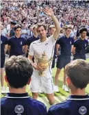  ??  ?? Andy Murray celebrates following his 2016 Men's Singles Final