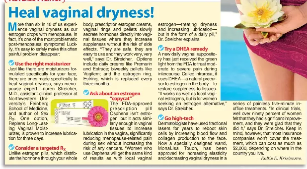 Heal vaginal dryness!