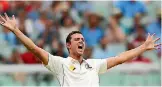  ??  ?? Josh Hazelwood says India could crumble if put under pressure.