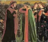  ?? ?? Il saluto di Beatrice, opera di Dante Gabriel Rossetti