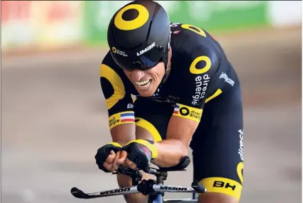  ?? (Photos AFP) ?? Sylvain Chavanel quitte le Var sur son premier titre de champion de France de l’américaine avec Thomas Boudat.