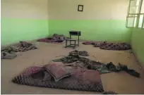  ?? Florian Neuhof for The National ?? ISIL held Yazidis captive in this Kocho classroom before shooting the men and enslaving the women.