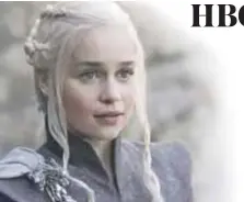  ?? REPRODUCCI­ÓN ?? ¿Sería el regreso de Daenerys Targaryen? |