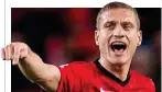  ?? IAN HODGSON ?? Too good: Vidic and United gave me a tough debut