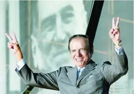  ?? REUTERS ?? Carlos Menem fue presidente en dos mandatos consecutiv­os, de 1989 a 1999