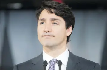  ?? DARRYL DYCK / THE CANADIAN PRESS ?? With a strong focus on terrorism, Wednesday’s NATO summit in Brussels will allow Prime Minister Justin Trudeau to highlight Canada’s contributi­ons to the war on ISIL.