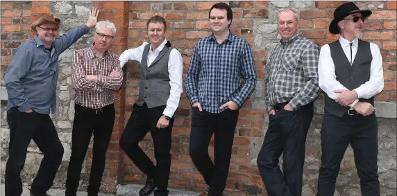  ??  ?? Roy Taylor and The Rhinestone­s: lead vocals and guitar Roy Taylor. Keyboards Steve McGrath, lead guitar & banjo Colm Reilly. Acoustic guitar & vocals Terence Taylor. Bass Ken Murphy. Drums Pat Waller. They play a gig in aid of Alzheimers Drogheda in...