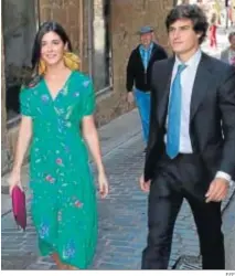  ?? EFE ?? La pareja, en la boda de una amiga el verano de 2019.