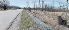  ?? CELESTE PERCYBEAUR­EGARD THE HAMILTON SPECTATOR ?? Standing water has been an issue for multiple residents, in some cases leading to damaged farm equipment and unfarmable areas of land.