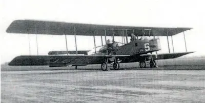  ??  ?? A Vickers Virginia VII from No 7 Squadron lines up on the apron in ’32. The Squadron has a colourful history, being the first to intercept enemy aircraft over British soil as well as being home to Captain John Aiden Liddell, who won the Victoria Cross...