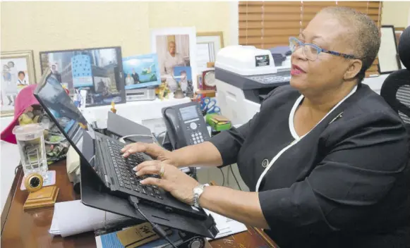  ?? (Photo: Joseph Wellington) ?? Managing Director of the Jamaica Stock Exchange Marlene Street Forrest