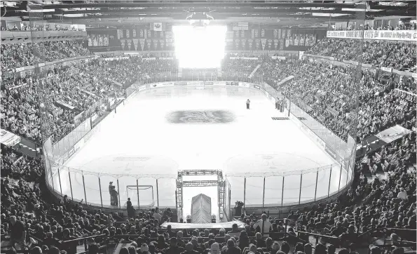  ?? MICHAEL BELL ?? The Brandt Centre was full for Sunday’s WHL playoff game between the Regina Pats and the visiting Red Deer Rebels. Rob Vanstone thinks the former Agridome is underrated.