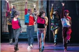  ??  ?? Some members of the touring stage version of Flashdance at the NAC may be included in the cast when the musical hits Broadway next year.