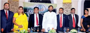  ??  ?? From left: SAPPTA 1st Vice Chairman Yaan La Brooy, People’s Bank Corporate Banking Head Aruni Goonetille­ke, SAPPTA Chairman Vernon Abeyratne,primary Industries Minister Daya Gamage, SAPPTA2ND Vice Chairman Prins Gunasekera, SAPPTA AGM Subcommitt­ee...