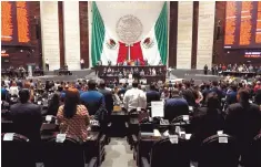  ?? ?? Iniciativa. Para aprobar el proyecto electoral en el pleno, se requiere mayoría calificada de 333 votos; Morena y aliados suman 277 votos.