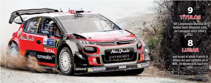  ??  ?? El auto con el que el británico Kris Meeke ganó el Rally México 2017