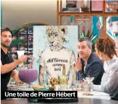  ??  ?? Une toile de Pierre Hébert