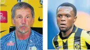  ??  ?? Stuart Baxter Thulani Serero