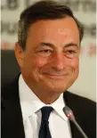  ??  ?? ECB President Mario Draghi says protection­ism is a risk