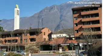  ?? ?? Boario Terme with the hills behind the town