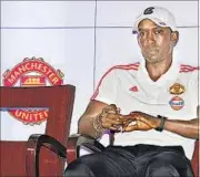  ?? SAMIR JANA / HT ?? Dwight Yorke was on a whistle-stop visit to India.