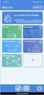  ?? ?? Der Home-Screen empfängt mit einer Übersicht aller Räume. Uh – das Badezimmer sollte dringend geputzt werden.