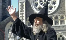  ?? Photograph: imageBROKE­R/Alamy ?? The Wizard of New Zealand, real name Ian Brackenbur­y Channell, has had his $16,000 a year contract cancelled by Christchur­ch council.