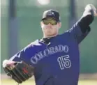  ?? Associated Press file ?? Tyler Matzek, throwing at spring training in Scottsdale, Ariz., was excused from camp Sunday.