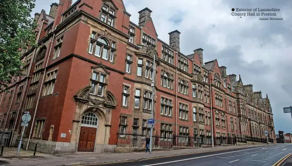  ?? James Maloney ?? Exterior of Lancashire County Hall in Preston